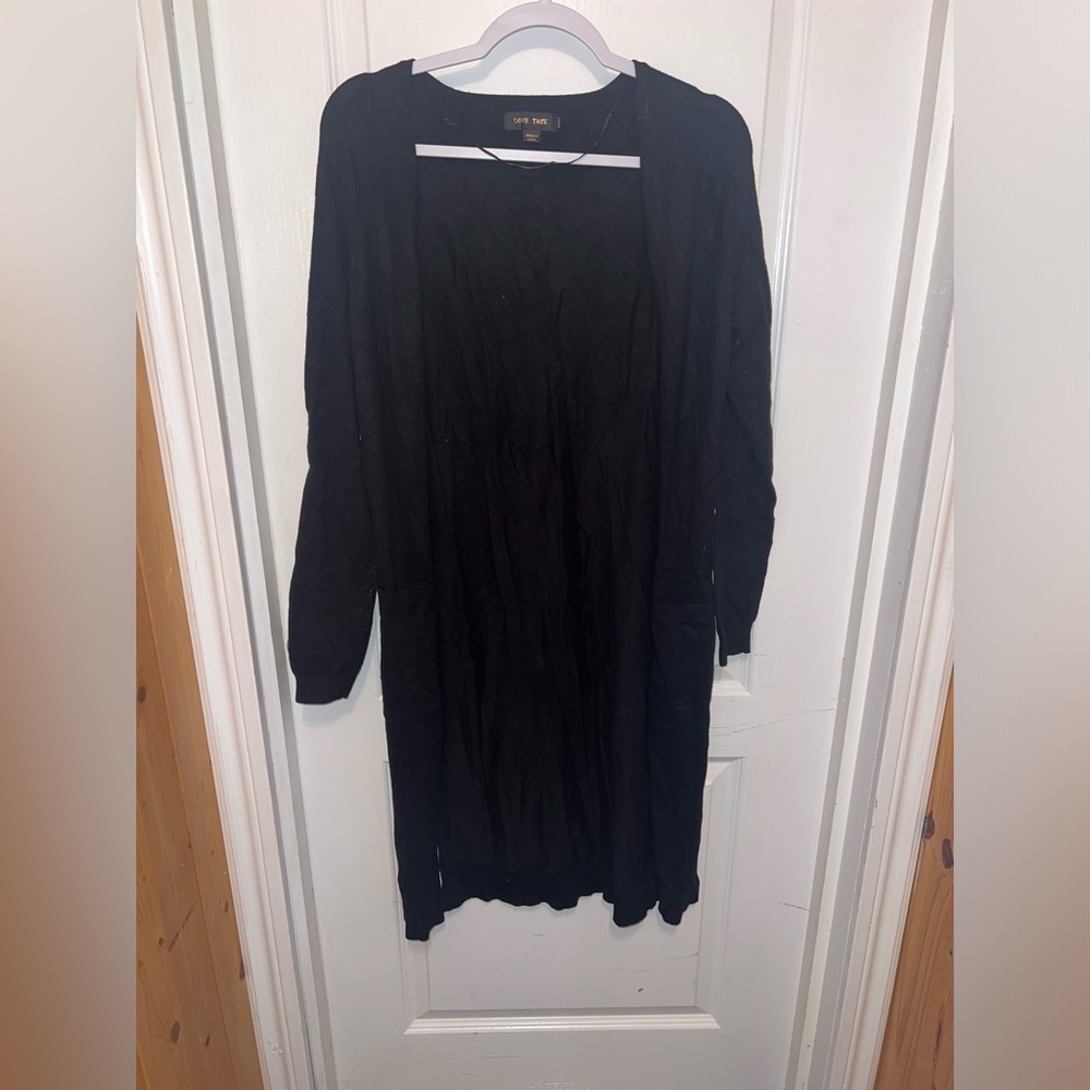 Love Tree - Black Long Cardigan